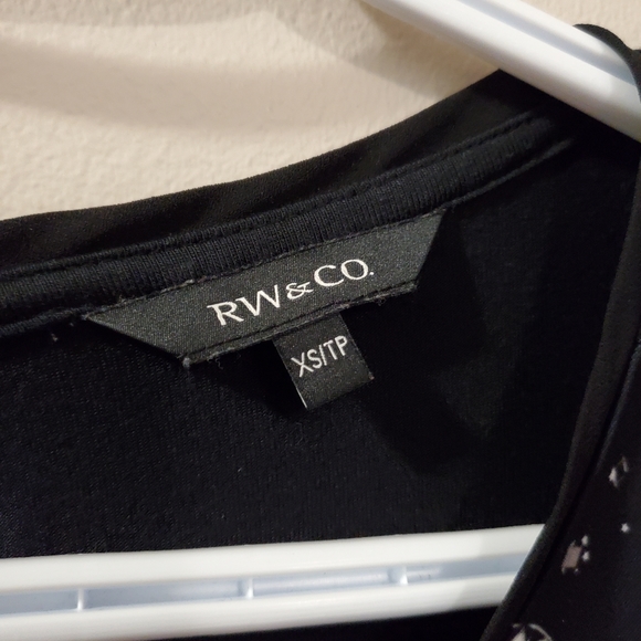 RW & Co - Bejeweled Animal and Insect Print Blouse - Picture 3 of 7